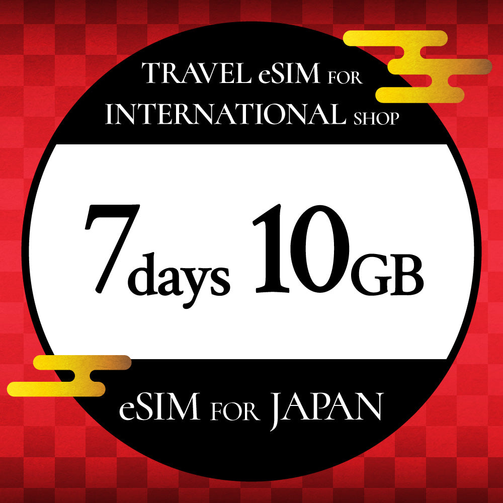 El plan ESIM prepago para los viajeros japoneses puede usarse en combinación de días de comunicación y datos (GB)