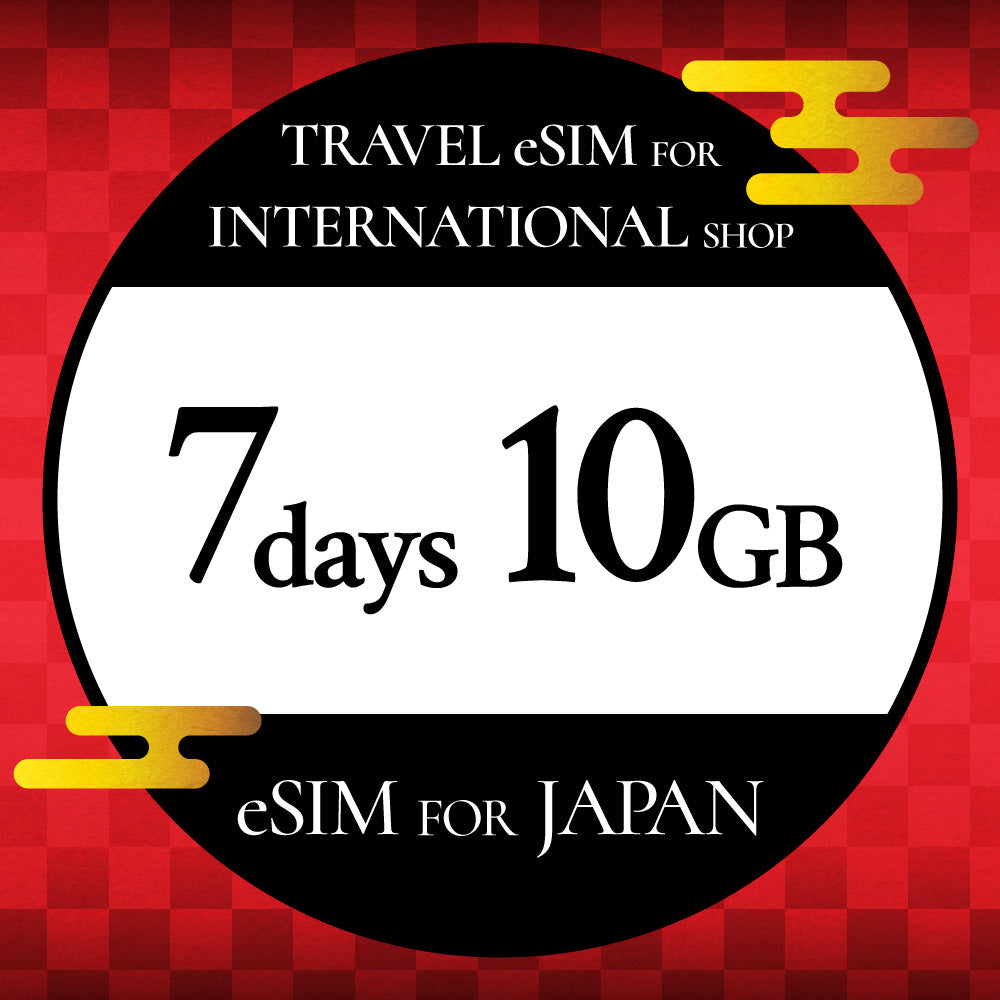 Prepaid eSIM Plan for Travellers to Japan / Total data - a travel eSIM combining days of use and data (GB)