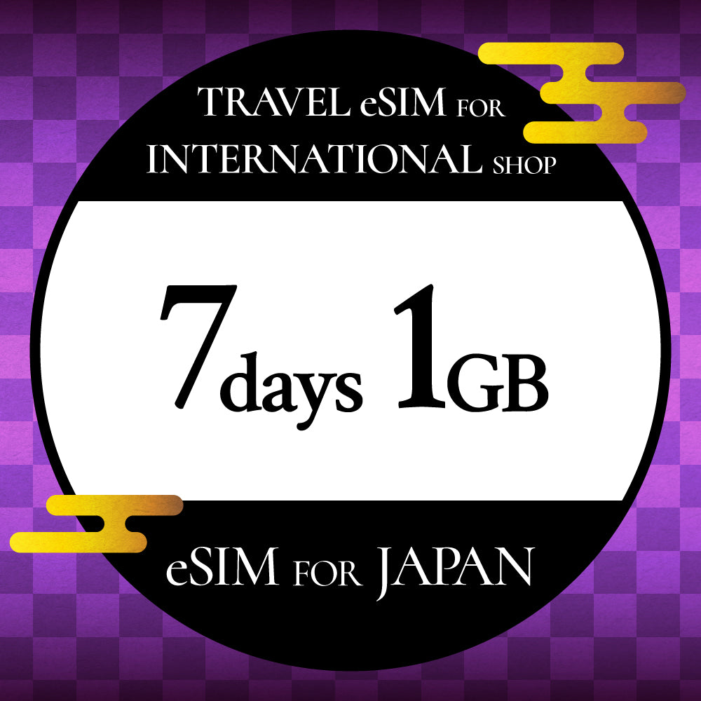 Prepaid eSIM Plan for Travellers to Japan / Total data - a travel eSIM combining days of use and data (GB)