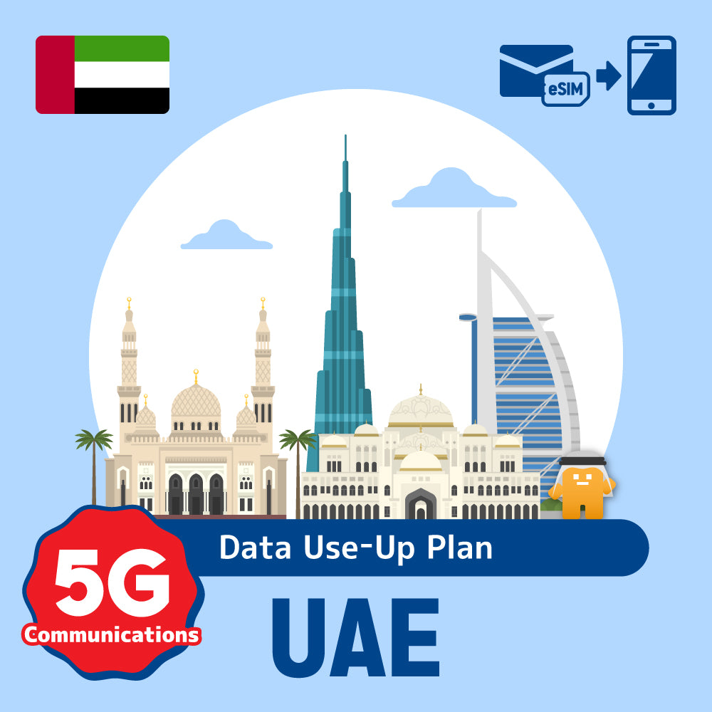 Prepaid eSIM for the United Arab Emirates / Total data