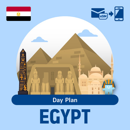 Prepaid ESIM/day plan that can be used in Egypt