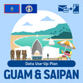 Guam/Saipan에서 사용할 수있는 선불 ESIM/데이터 사용 계획