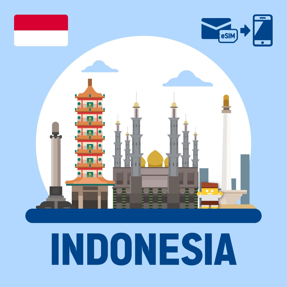 Prepaid eSIM for Indonesia / Daily data