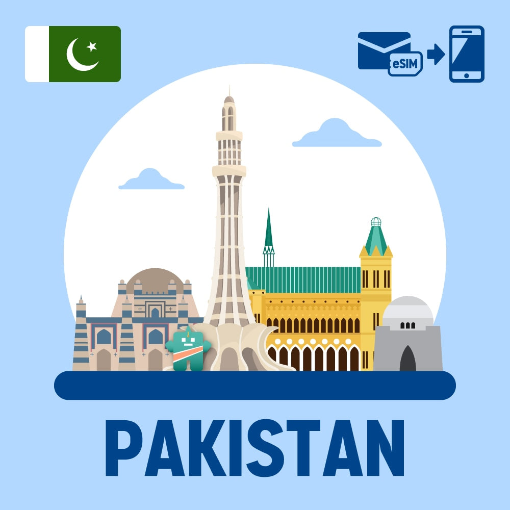 Prepaid eSIM for Pakistan / Daily data