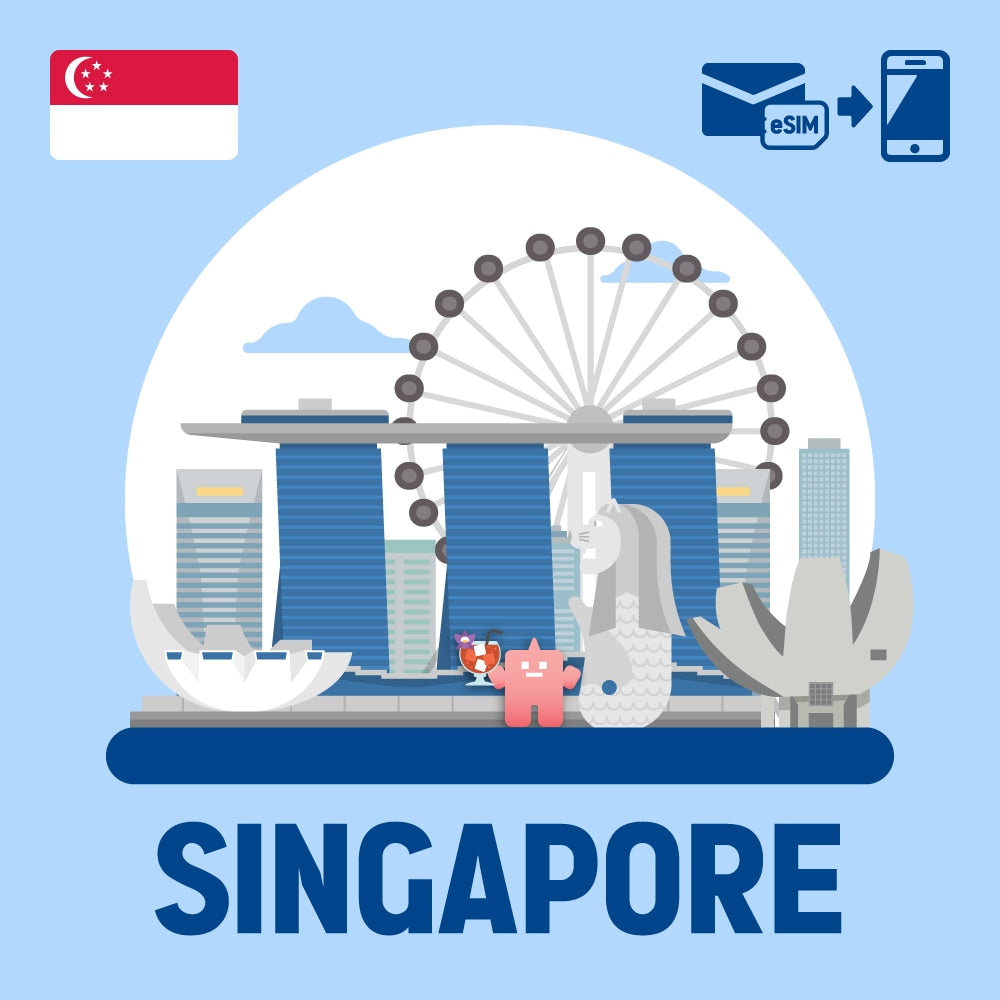 Prepaid eSIM for Singapore / Total data