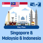 Plan de ESIM/Día prepago de Singapur/Malasia/Indonesia