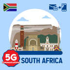 남아프리카에서 사용할 수있는 5G 통신 선불 ESIM/일 계획